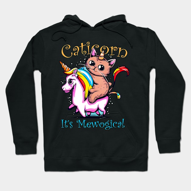 unicorn cat Hoodie by T-shirt US